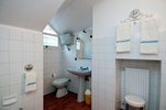 Il bagno della stanza in Mansarda - The bathroom of the room in attic